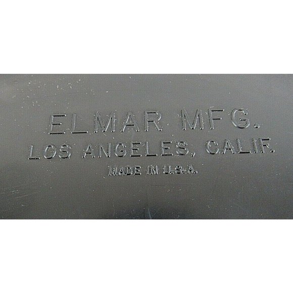 Vintage Ice Bucket Faux Leather Brown Oakridge Country Club Rare 1977 Elmar Mfg - Picture 7 of 7